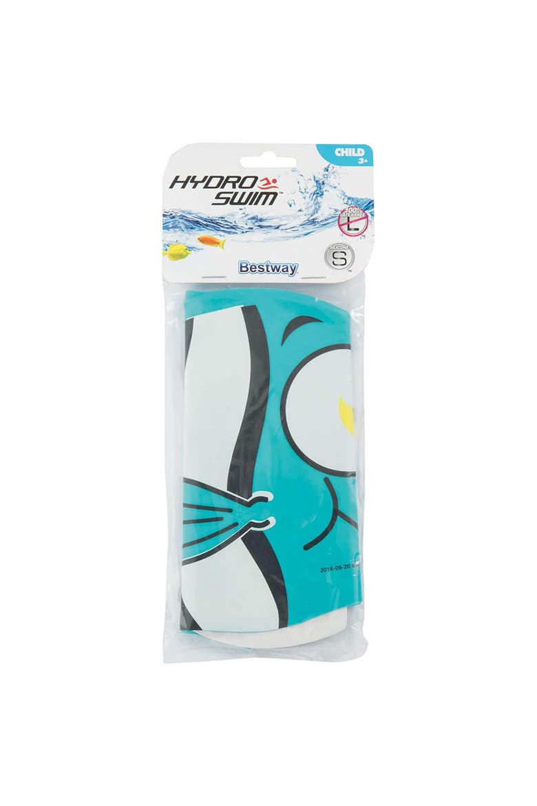Lil' Buddy Swim Cap, Alternate, color, Multicolored