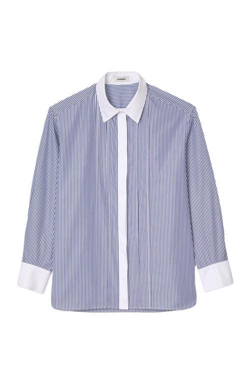 Sandro Striped Shirt In Multi