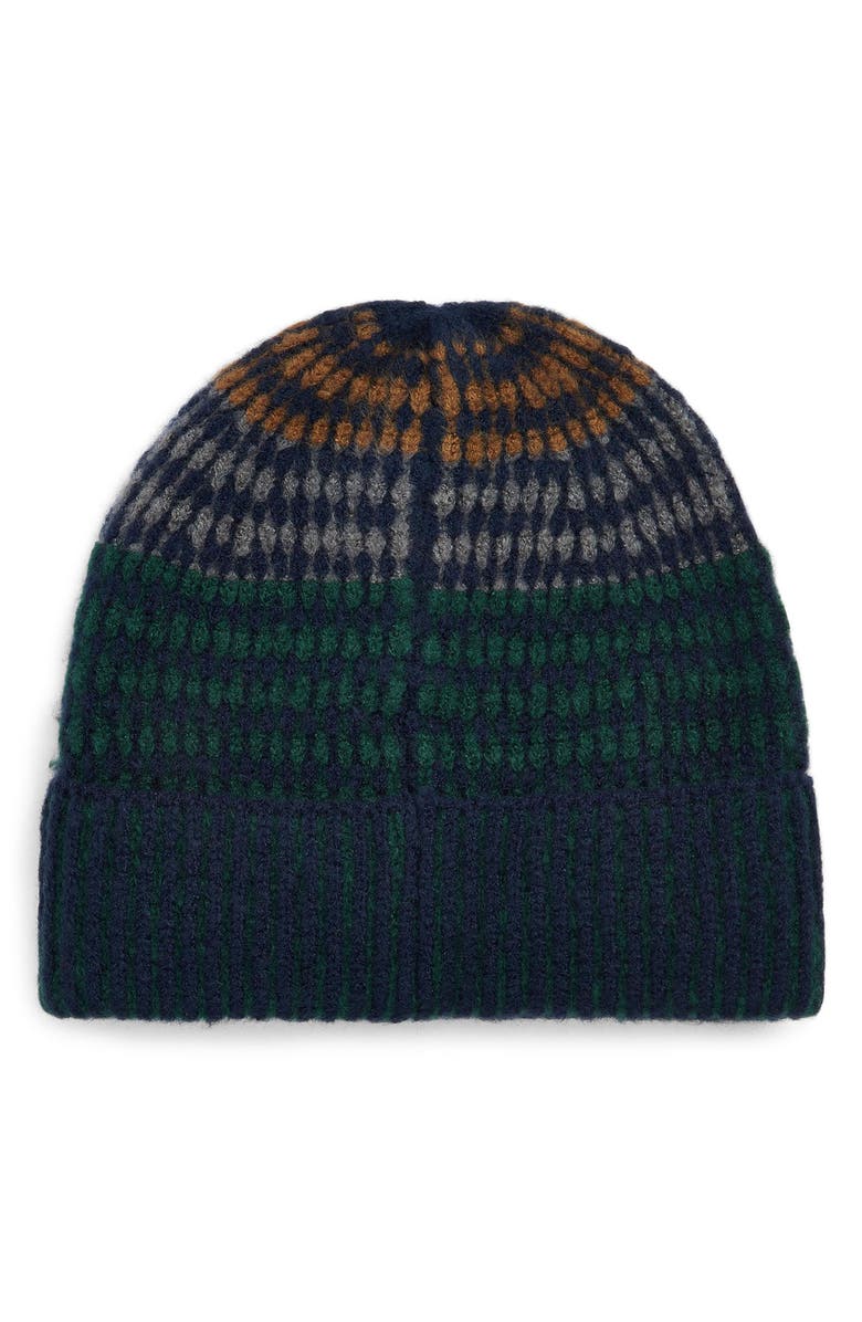 Barbour Harray Cuff Beanie, Main, color,