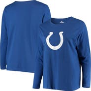 FANATICS Women's Fanatics Branded Royal Indianapolis Colts Plus Size Primary Logo Long Sleeve T-Shirt