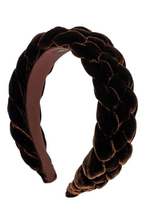 Nocturne Braided Velvet Headband