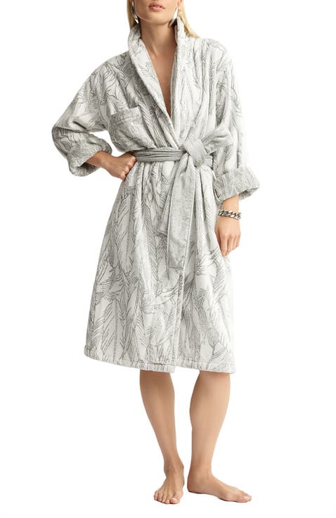 Feathers Bath Robe