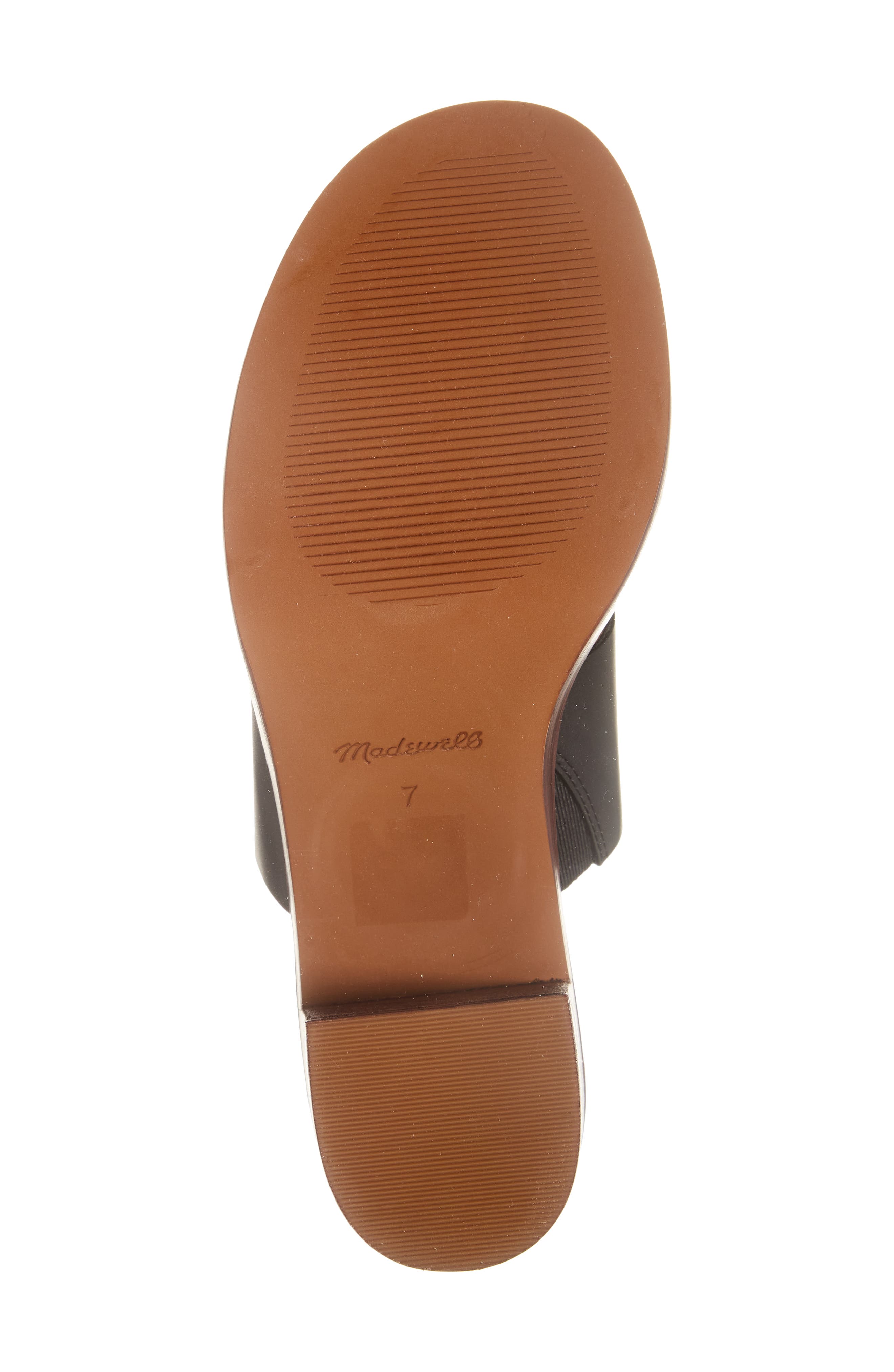 Madewell Double Strap Platform Slide Sandal, Alternate, color, 