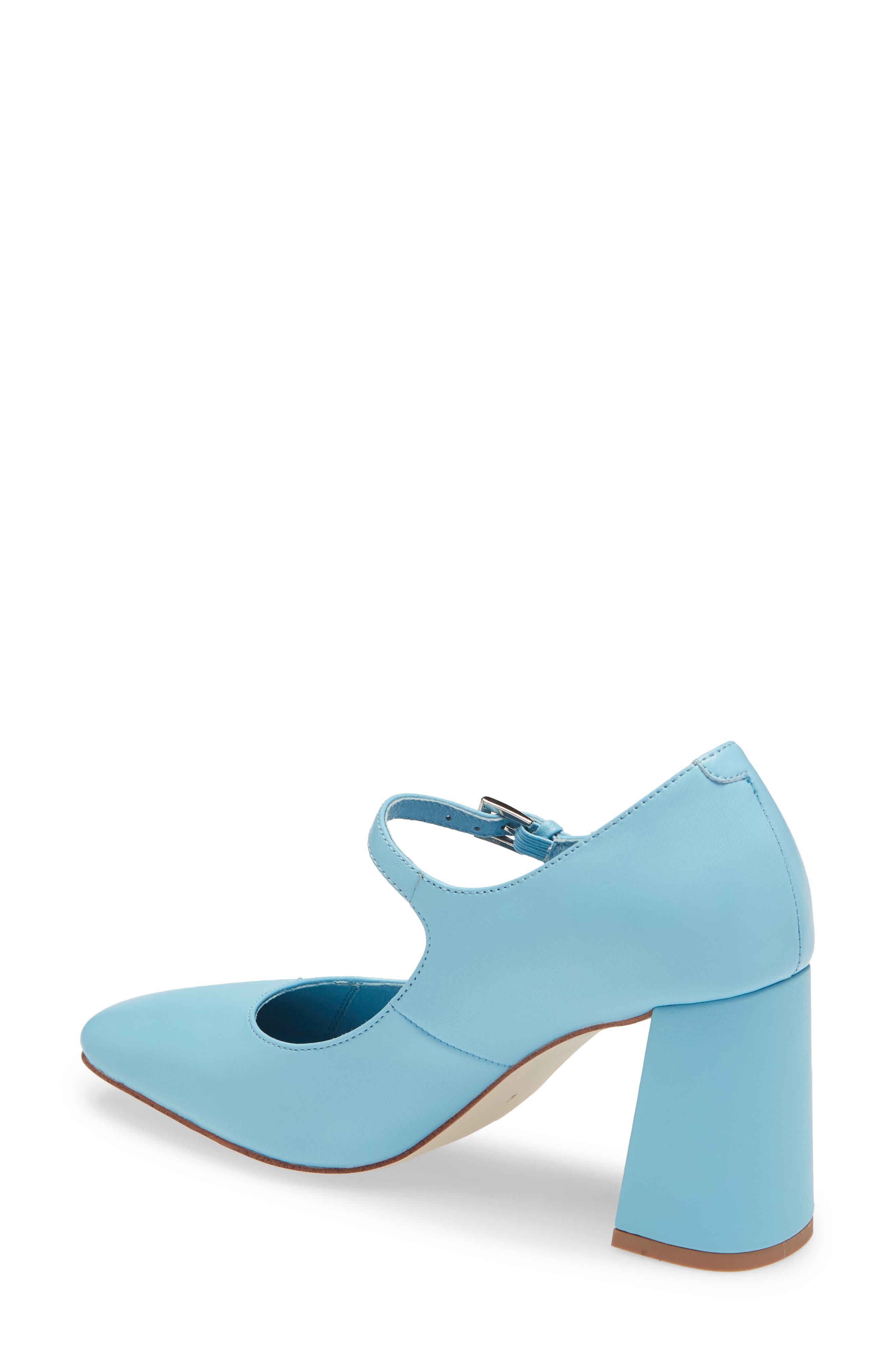 Bourdin Mary Jane Pump, Alternate, color, SKY BLUE LEATHER