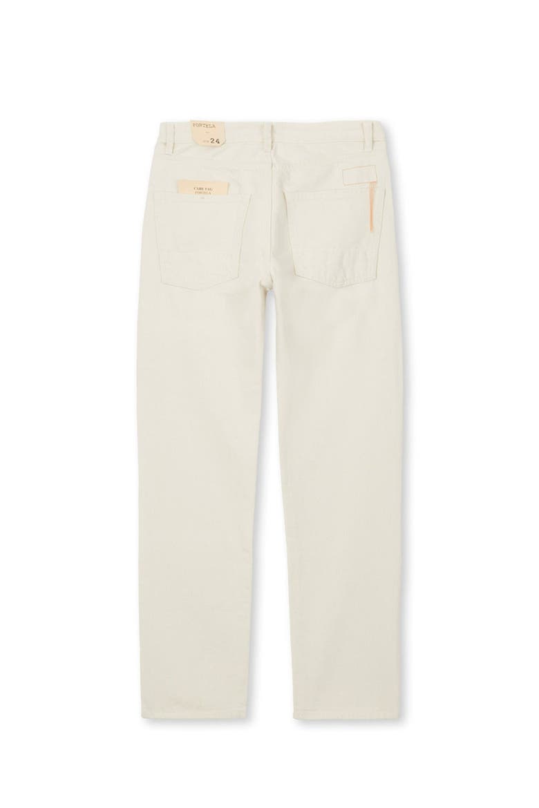 966 John Japan Selvedge 5-Pocket Ecrù Denim, Alternate, color, OFF WHITE