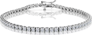 Spero London Sterling Silver Tennis Bracelet - 3mm