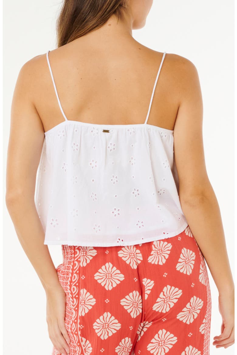 Oasis Floral Broderie Crop Camisole, Alternate, color, WHITE