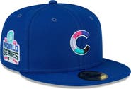 New Era Men's New Era  Royal Chicago Cubs 2016 World Series Polar Lights 59FIFTY Fitted Hat