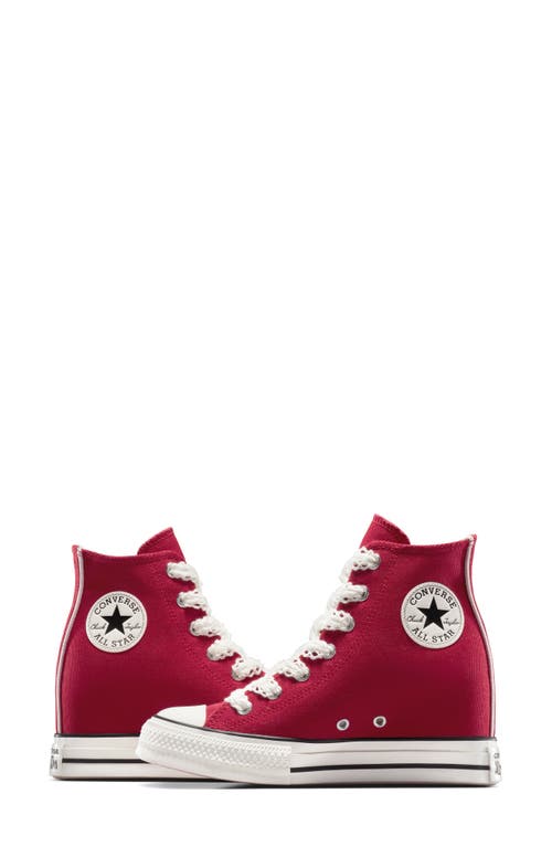 Shop Converse Chuck Taylor® All Star® Wedge Platform High Top Sneaker In Days Ahead/white/pink