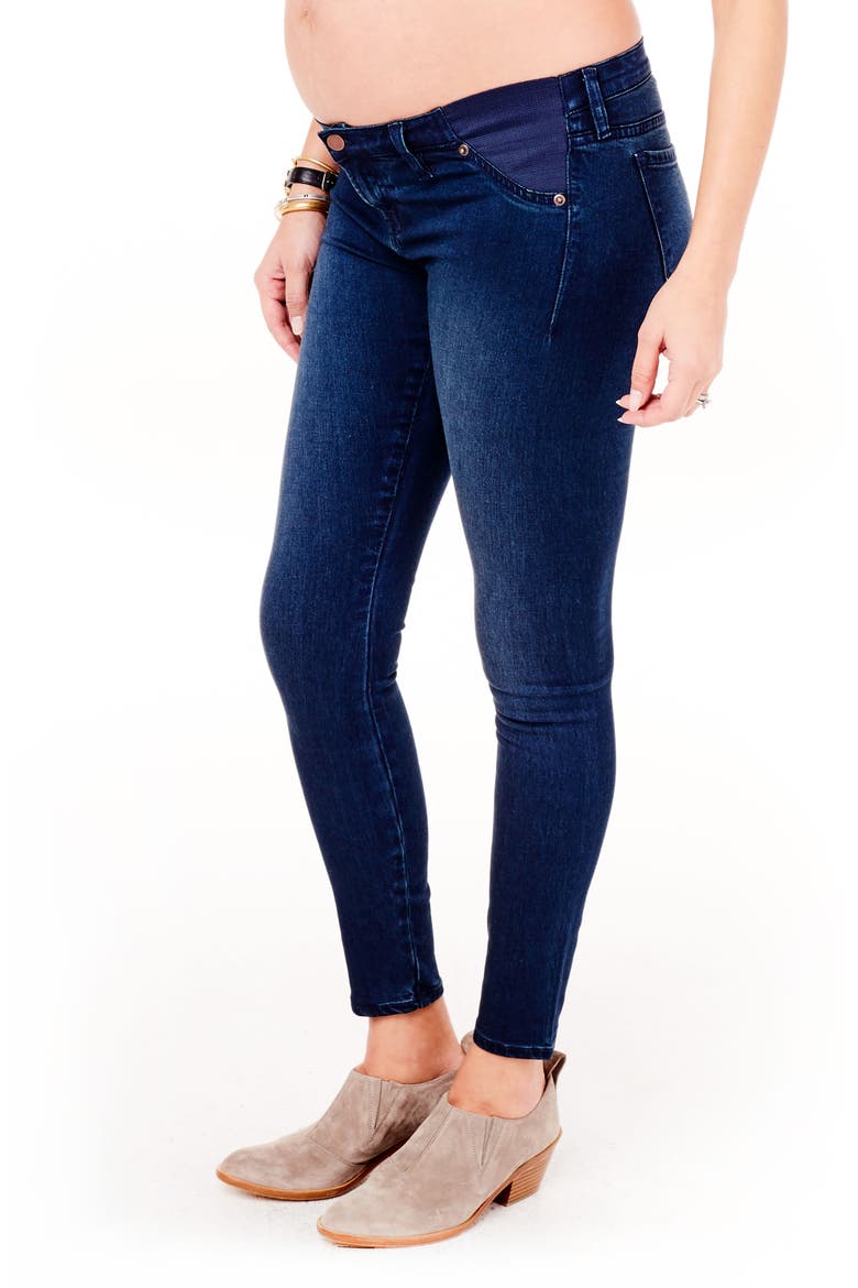 Seamless Maternity Jeggings, Alternate, color, TRUE BLUE