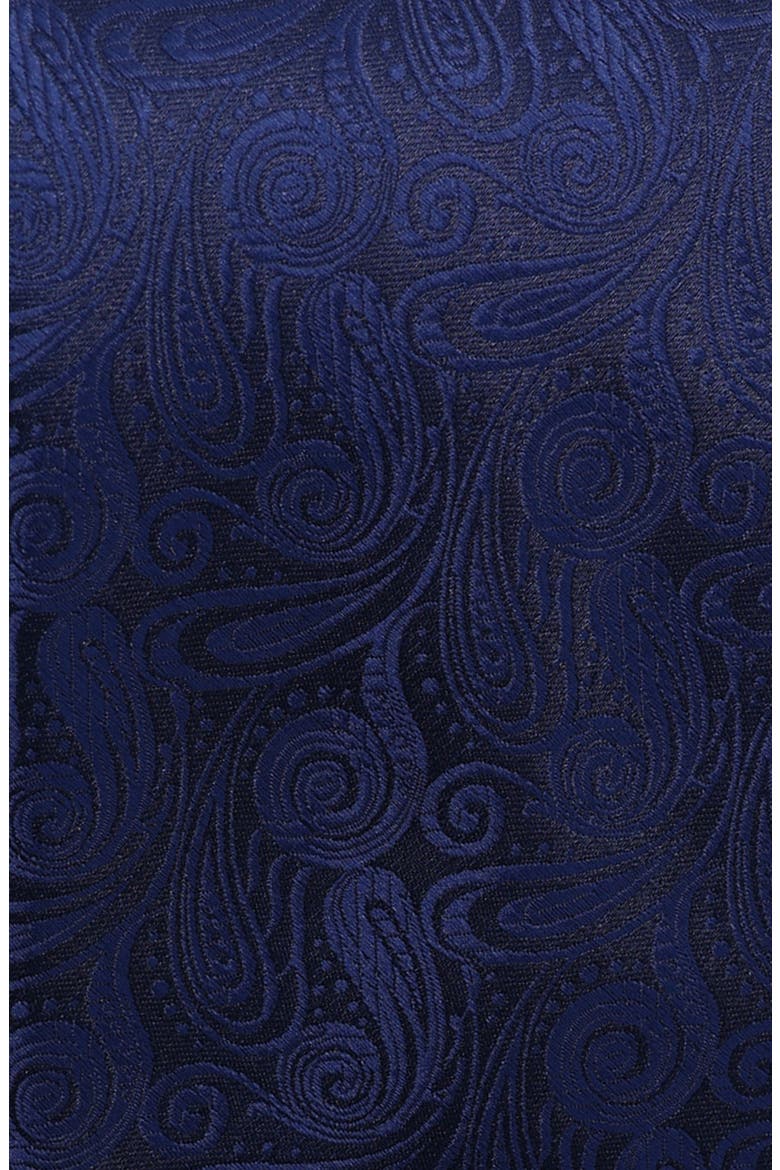 Paisley Jacquard Tie, Alternate, color, NAVY