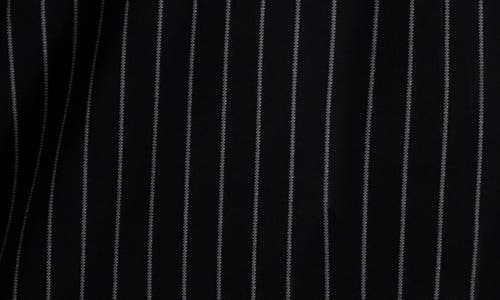 Karl Lagerfeld Paris Stripe Zip Front Polo In Black
