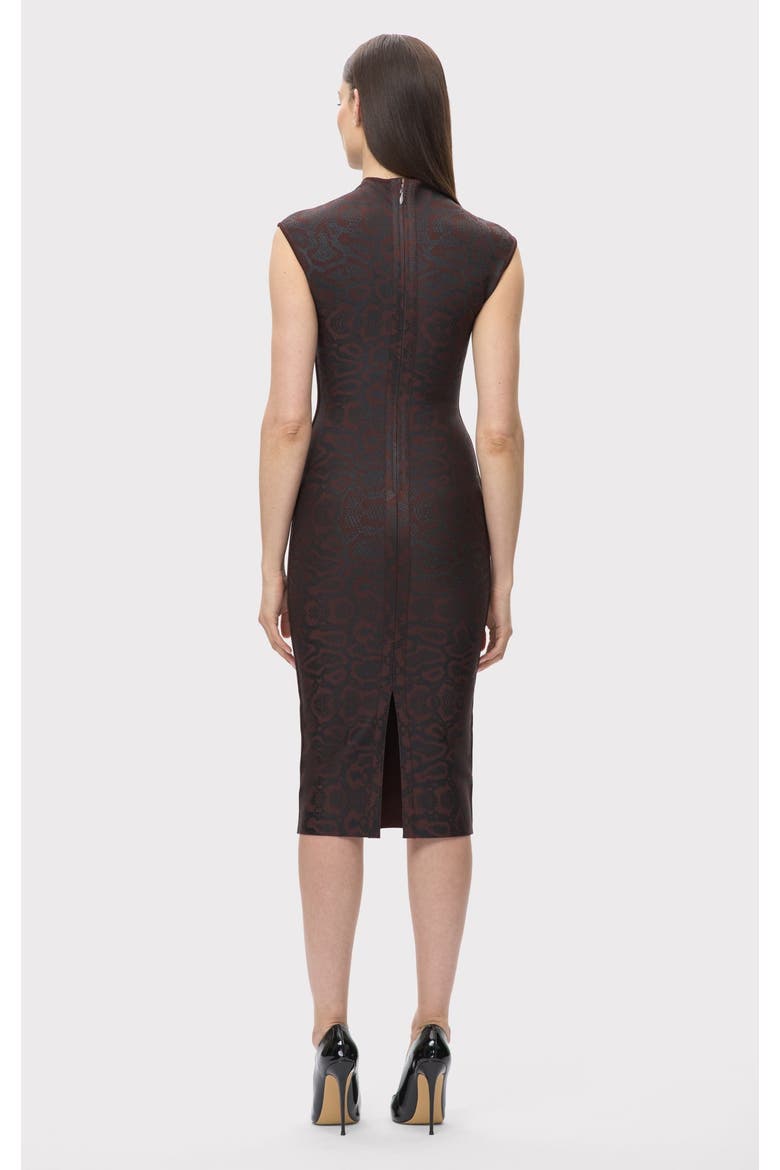 The Metallic Anita Dress, Alternate, color, WALNUT FOIL