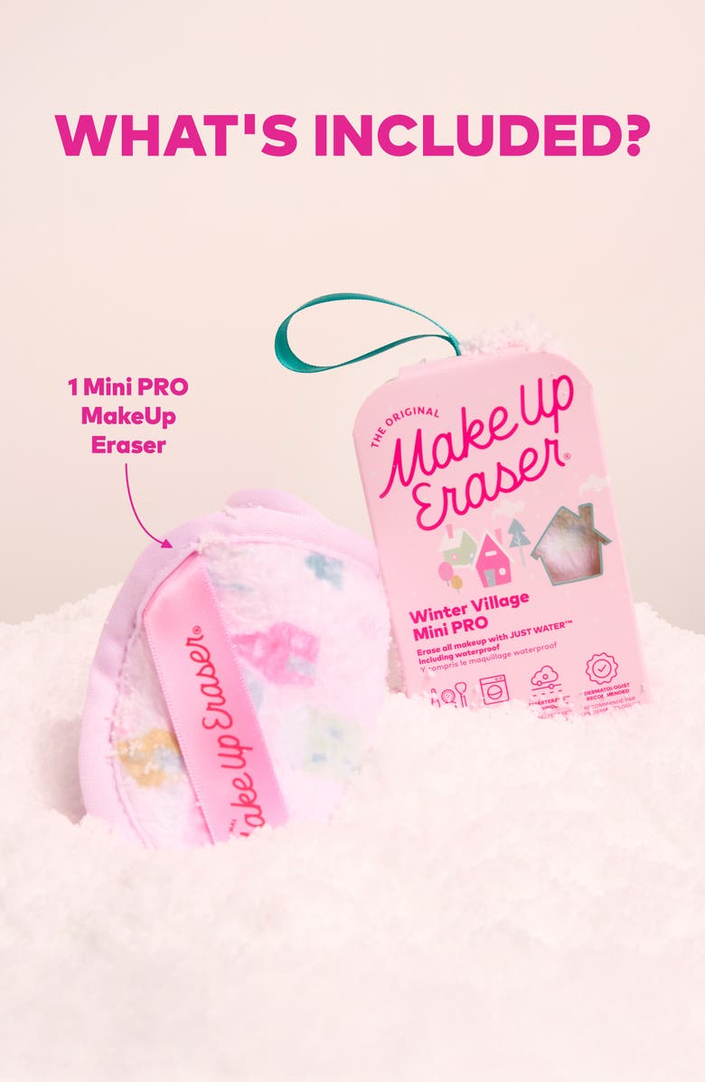 The Original MakeUp Eraser Winter Village Mini PRO Reusable MakeUp Eraser, Alternate, color, Multi
