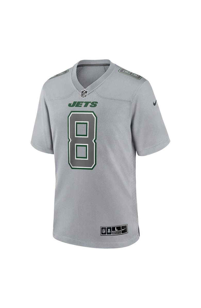 Nike Men's Nike Aaron Rodgers Heather Gray New York Jets Atmosphere Fashion Game Jersey, Alternate, color, 
