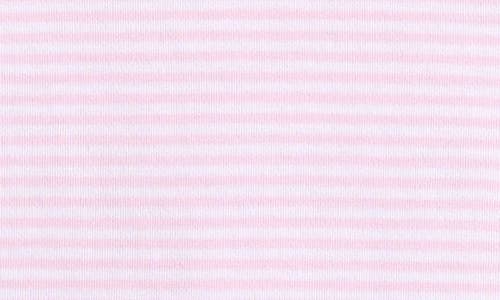 Kissy Kissy Kids' Stripes Fitted Pima Cotton Two-piece Pajamas In Pink