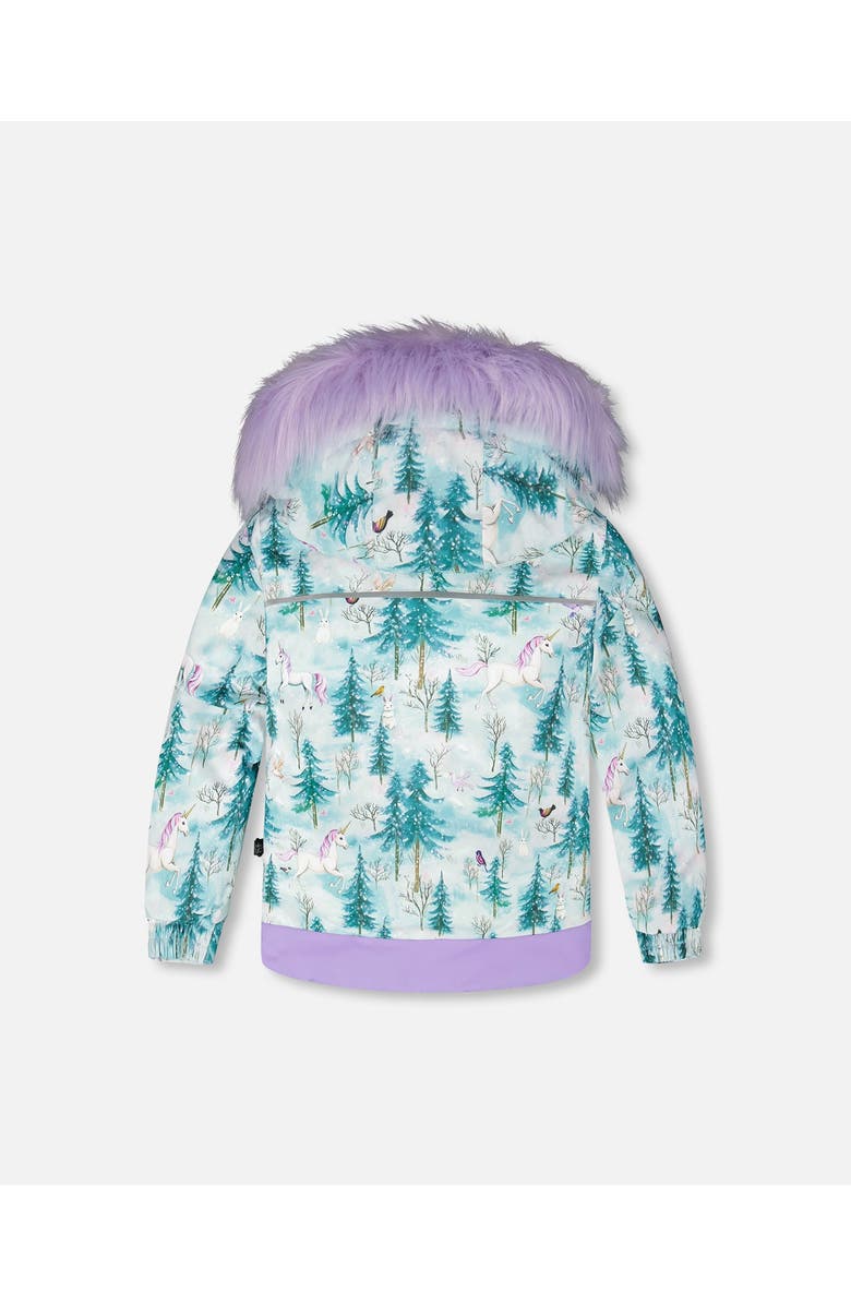 Deux par Deux Girl Two-Piece Discover Snowsuit, Alternate, color, Lavender