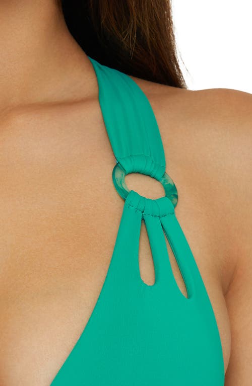 Becca O-ring One-piece Swimsuit In Peacock