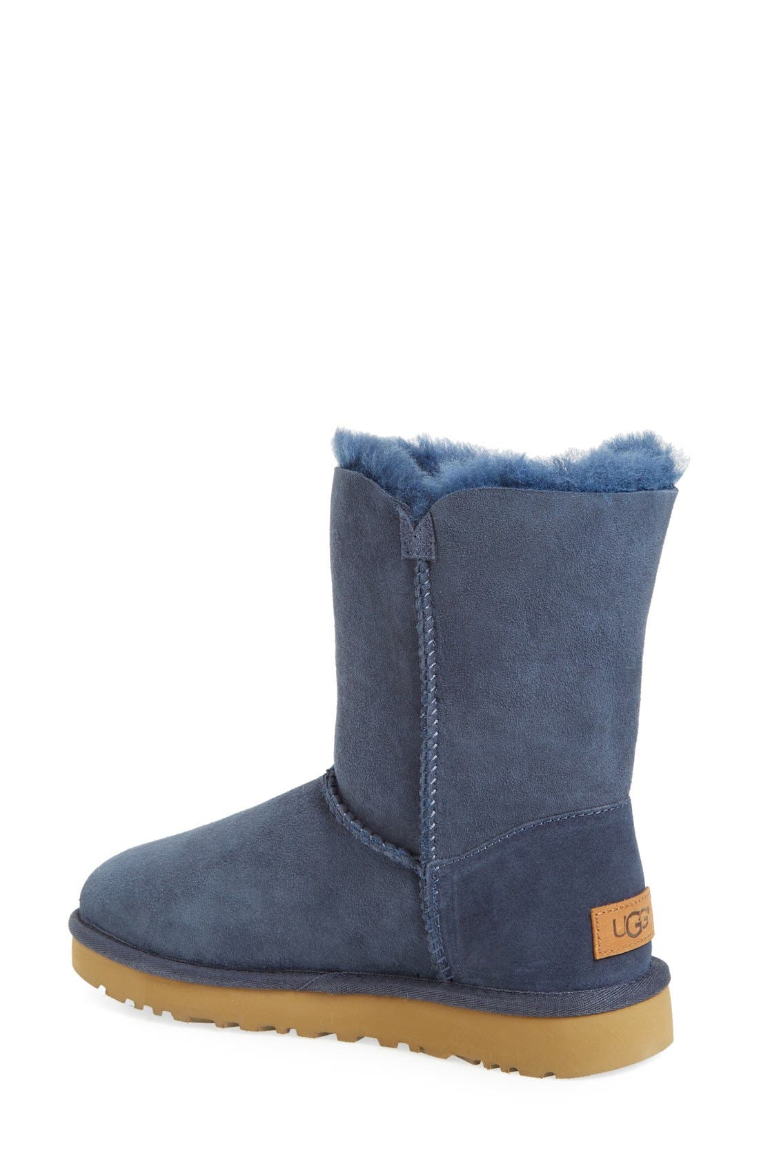 Bailey Button II Boot, Alternate, color, NAVY SUEDE