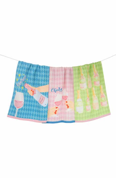 Tiramisu Cheers Set of 3 Kitchen Towels