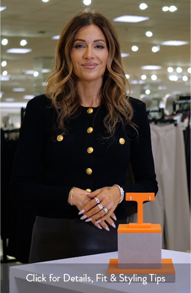 Icon Stud Diamond Stud Earrings, sales video thumbnail