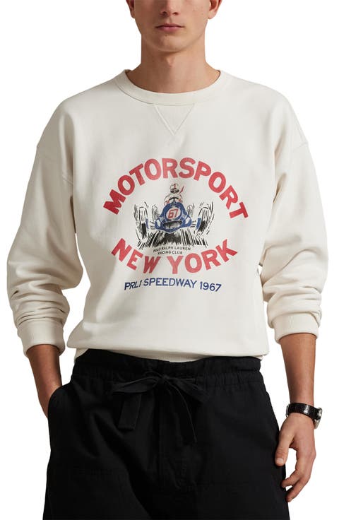 Vintage Fit Motorsport Graphic Sweatshirt