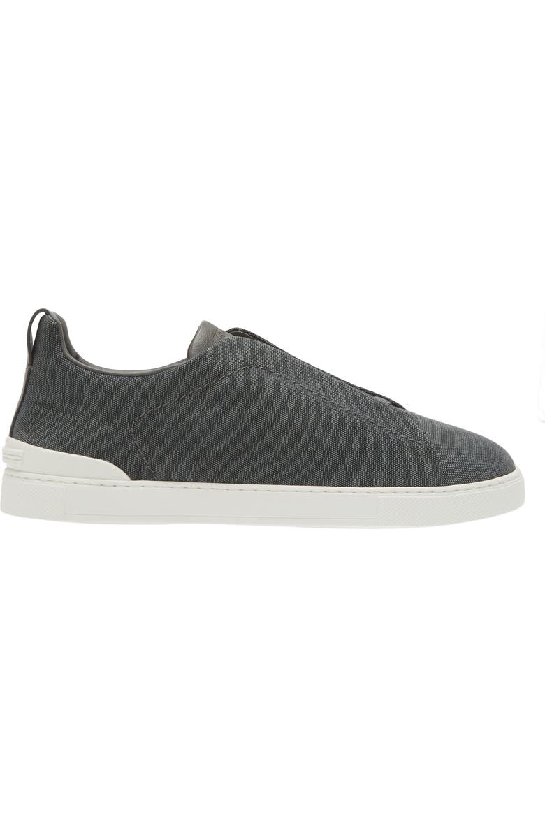ZEGNA Triple Stitch Low Top Sneaker, Alternate, color,