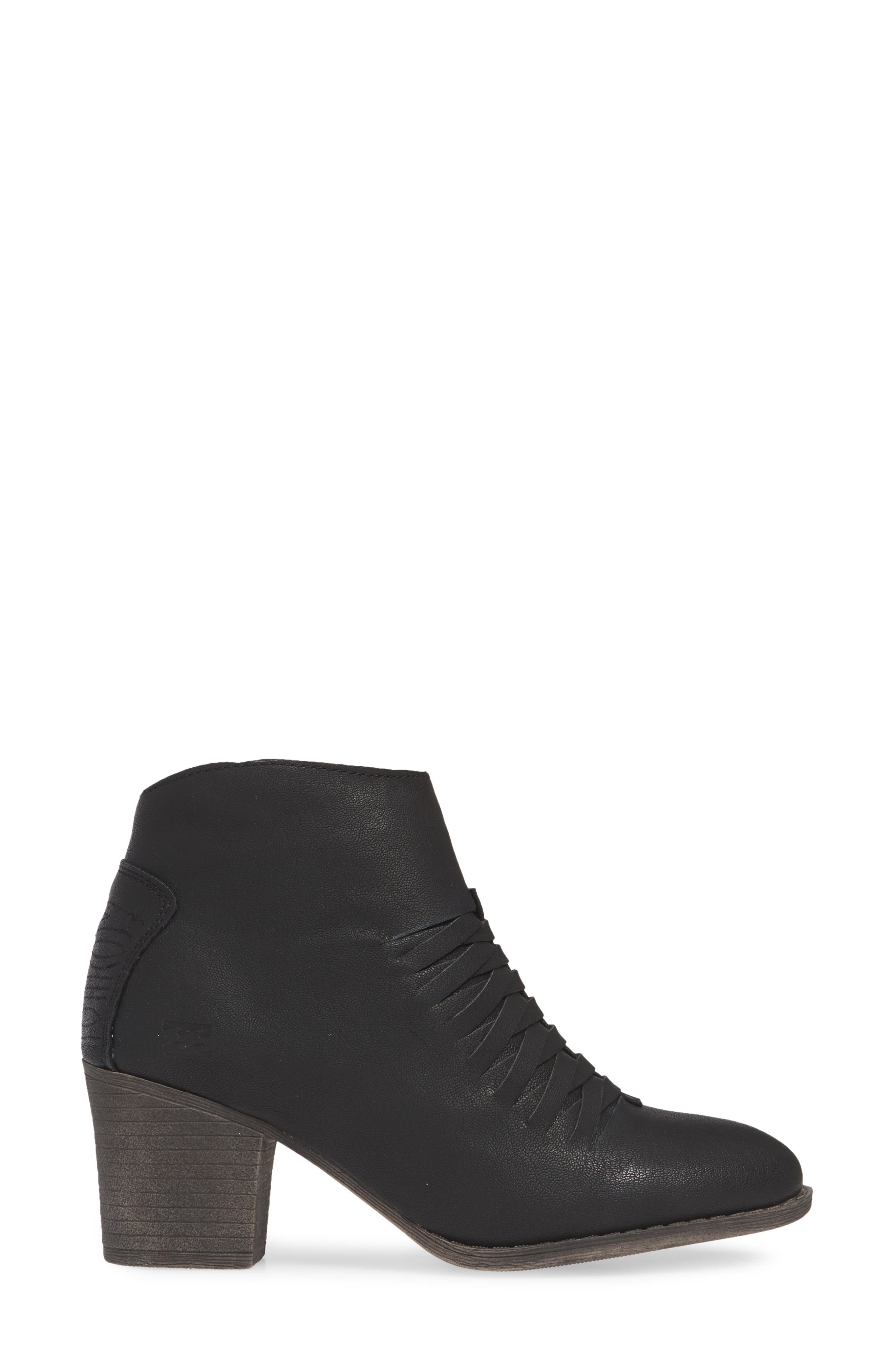 Sea You There Bootie, Alternate, color, BLACK