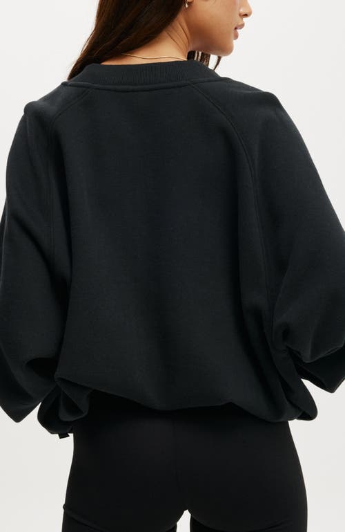 Cotton On Body Active Plush Zip Through Bomber