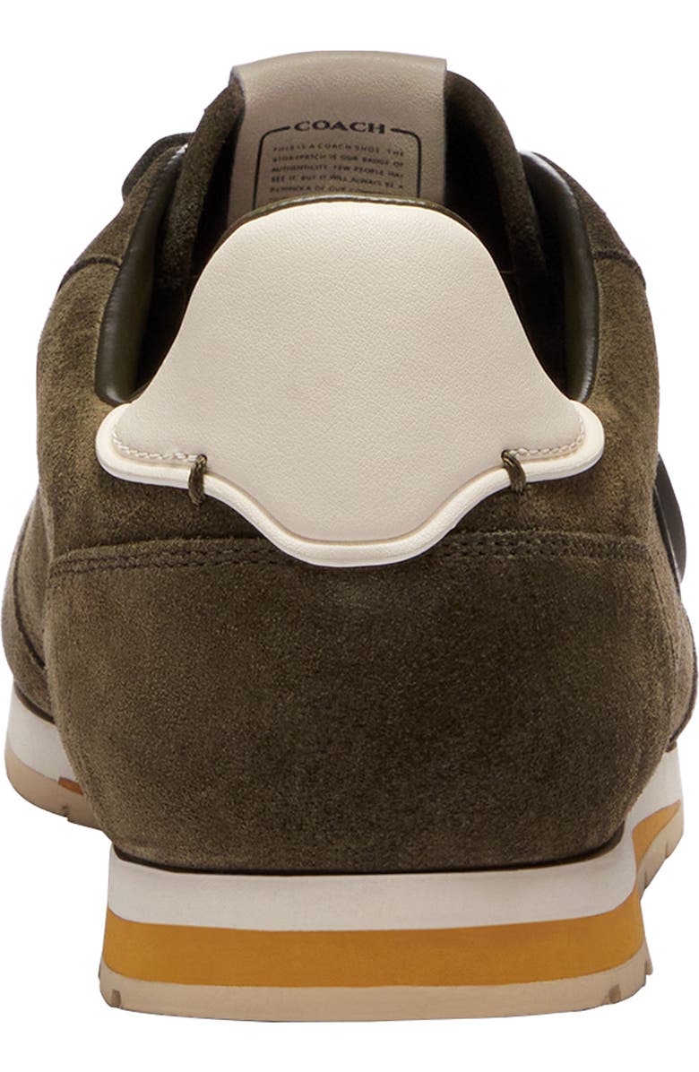 COACH Logo Appliqué Sneaker, Alternate, color, Olive