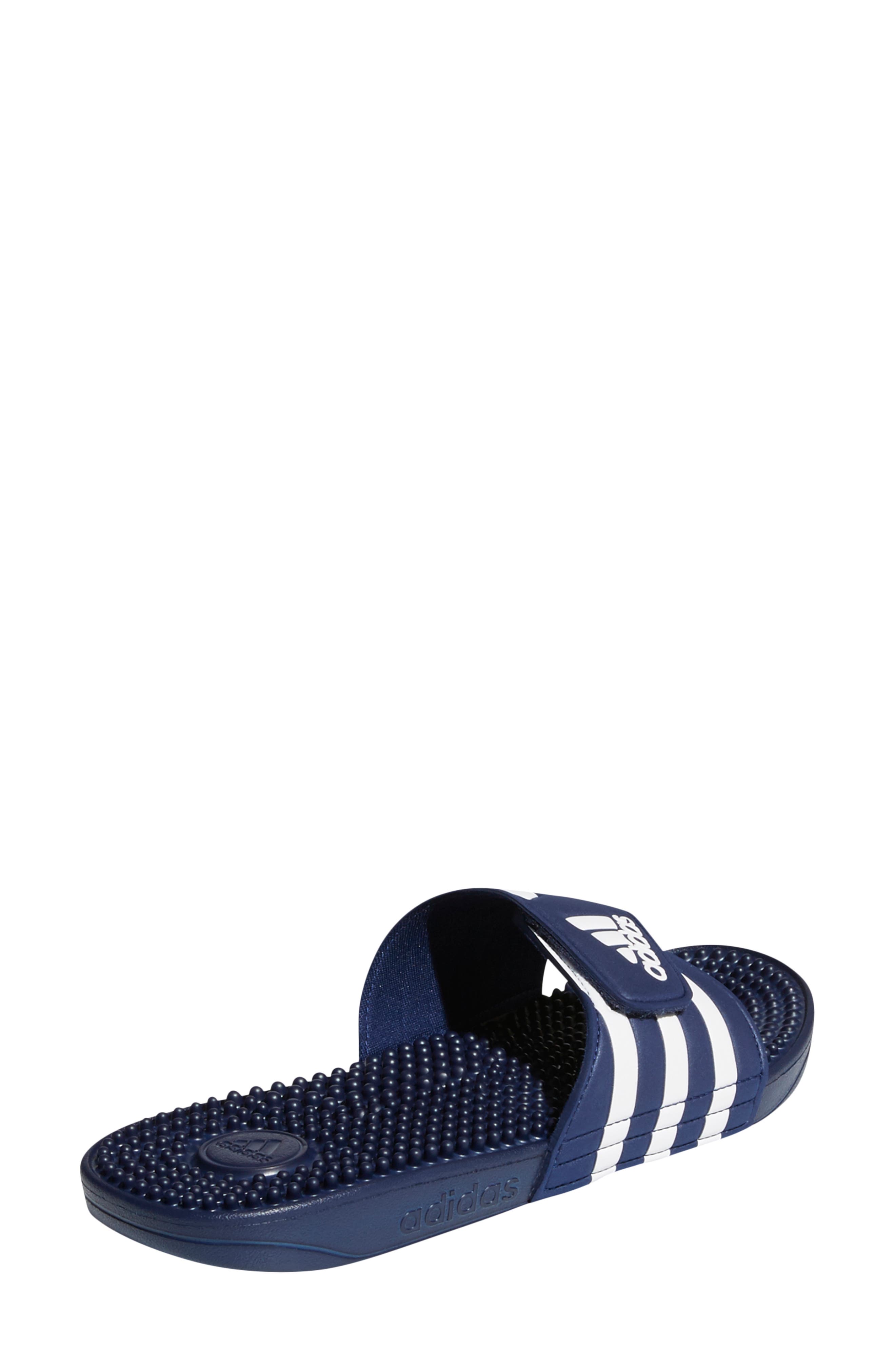 adidas Adissage Sport Slide, Alternate, color, Dark Blue/ White