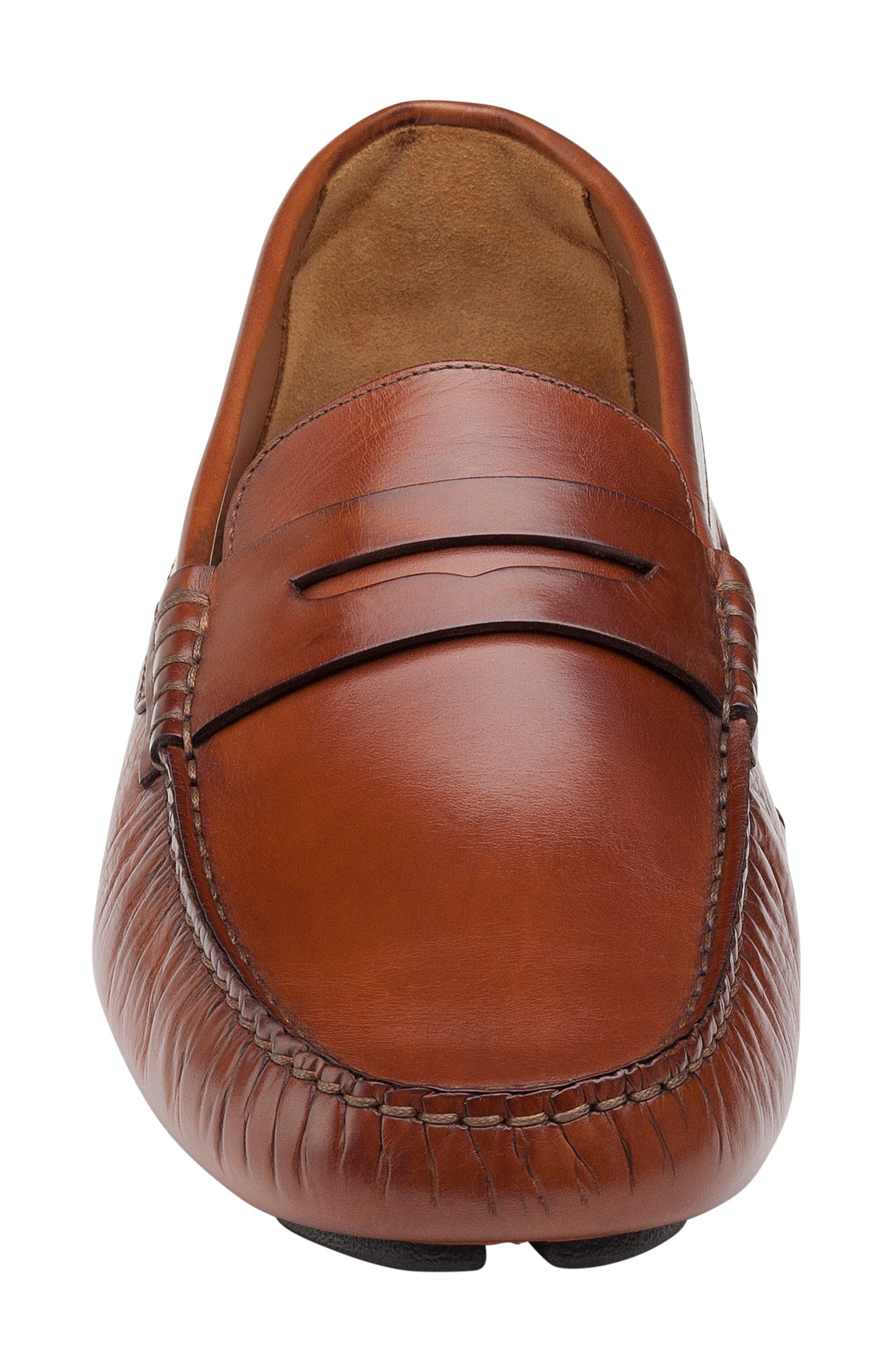 JOHNSTON & MURPHY COLLECTION Johnston & Murphy Dayton Penny Loafer, Alternate, color, Cognac
