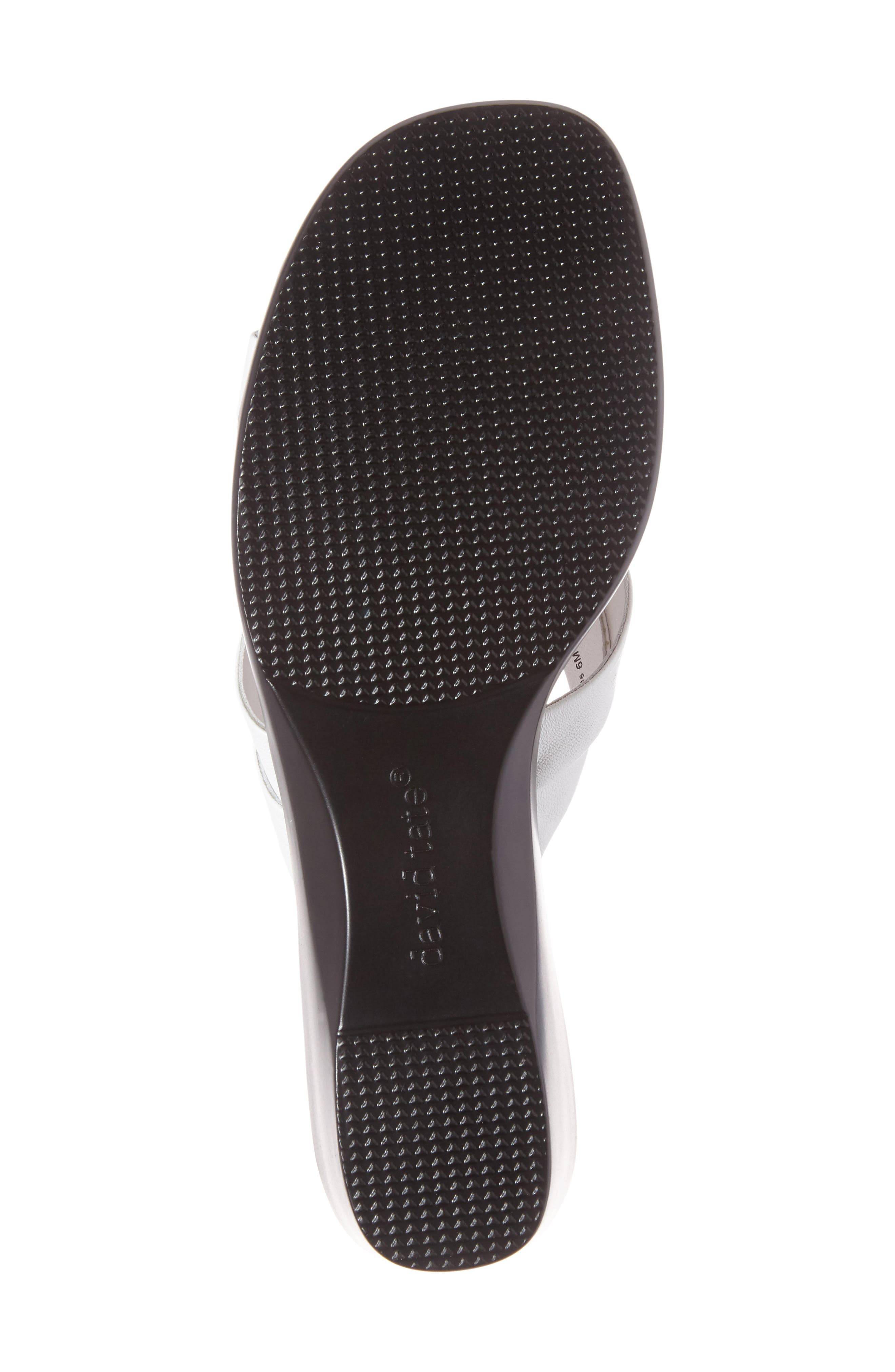 David Tate Verona Sandal, Alternate, color, White Leather