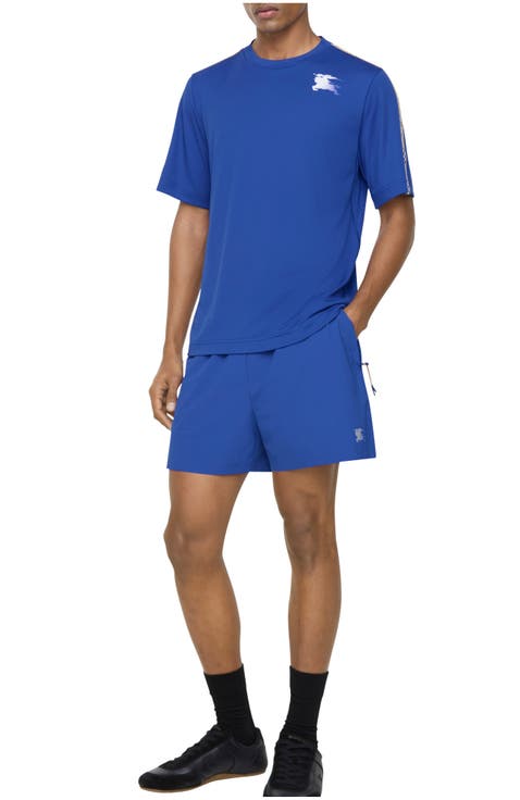 Check Trim Stretch Nylon Shorts