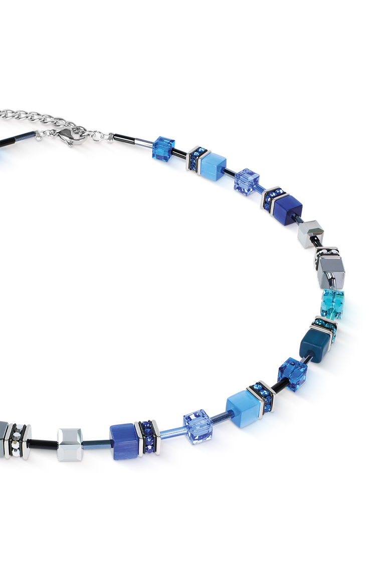 GeoCUBE® Iconic Necklace, Alternate, color, Azure Spirit Silver