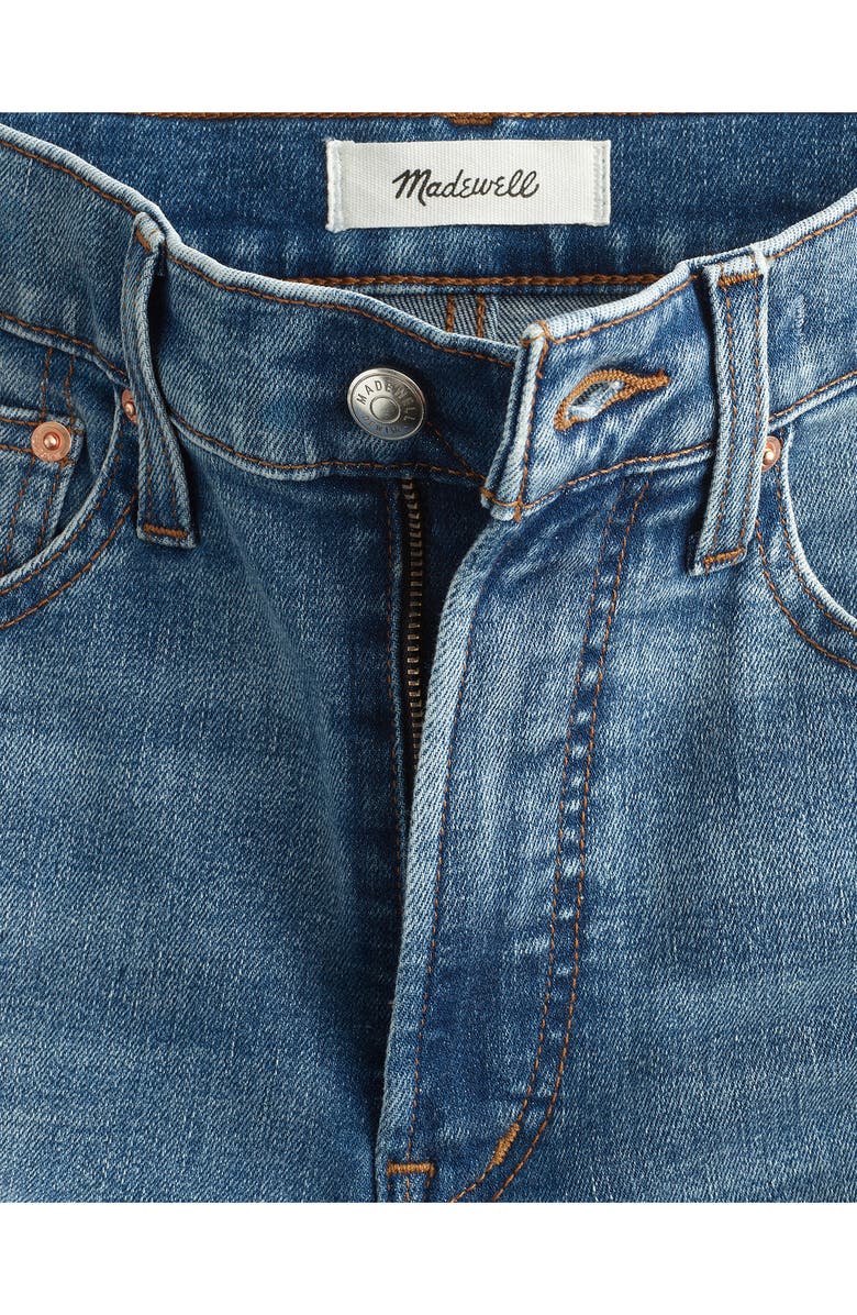 Madewell The Wide-Leg Crop Jeans Super Stretch Denim in Oneida Wash, Alternate, color, Oneida Wash