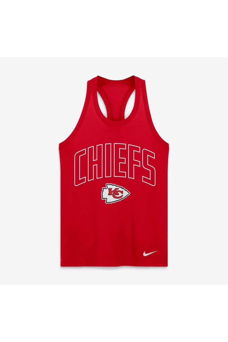 Women's Nike Red Kansas City Chiefs Primetime Tri-Blend Dri-FIT Tank Top, Alternate, color, Red