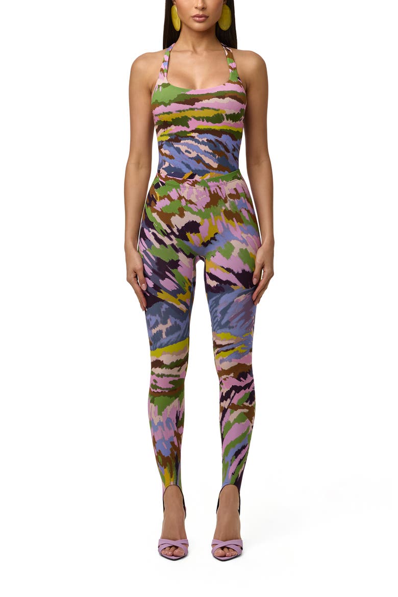 Brush Storm Print Stirrup Leggings, Alternate, color, BRUSH STORM