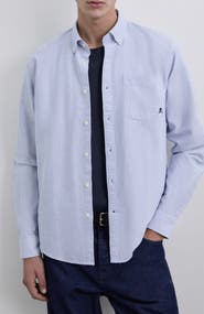Scalpers Loose Oxford Bd Shirt