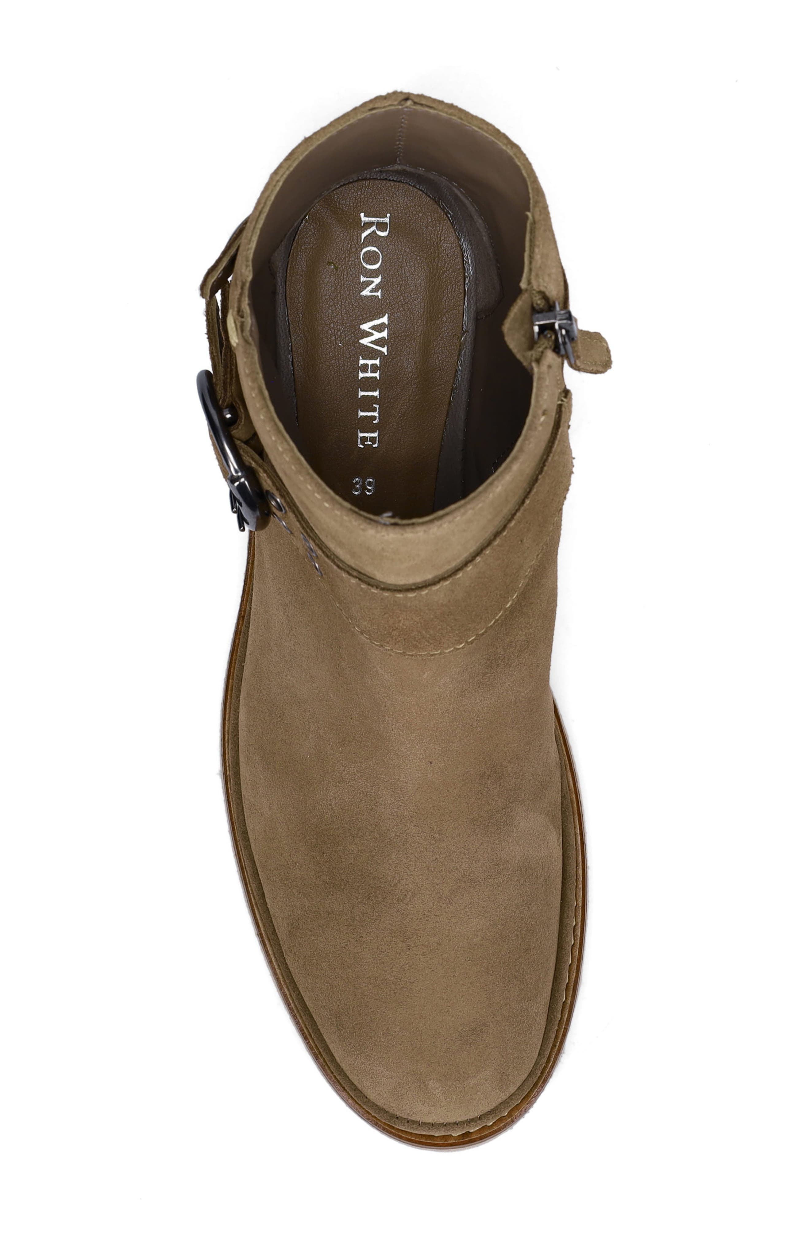 Ron White Elodie Buckle Lugged Sole Bootie, Alternate, color, Mink