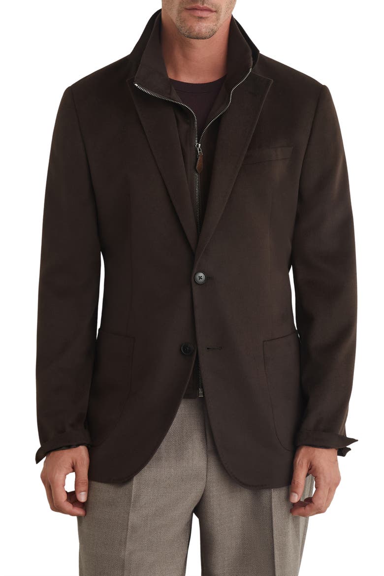 Textured Sport Coat, Main, color, CHOCOLATE BROWN