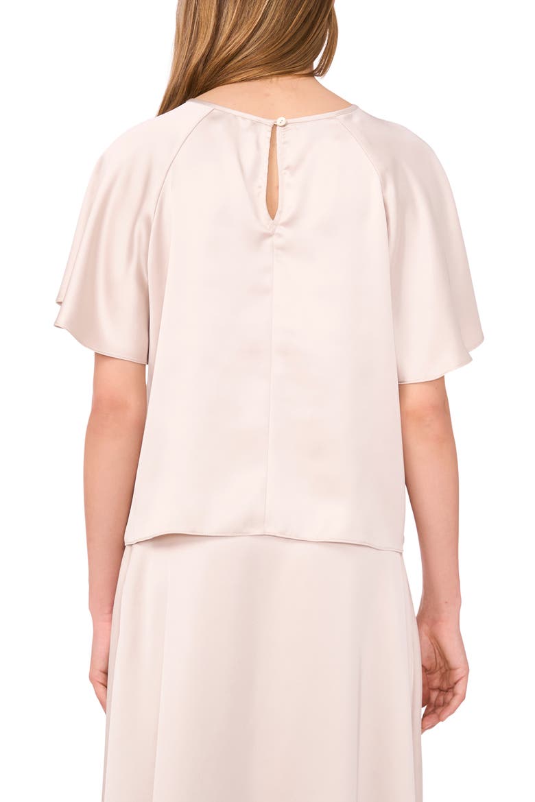 Flutter Sleeve Top, Alternate, color, FEATHER GREY