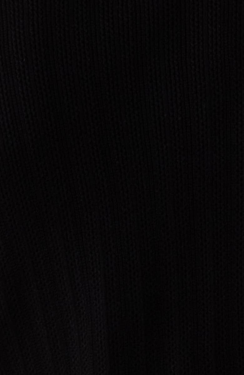 The Normal Brand Robles Textured Knit Polo, Alternate, color, Black