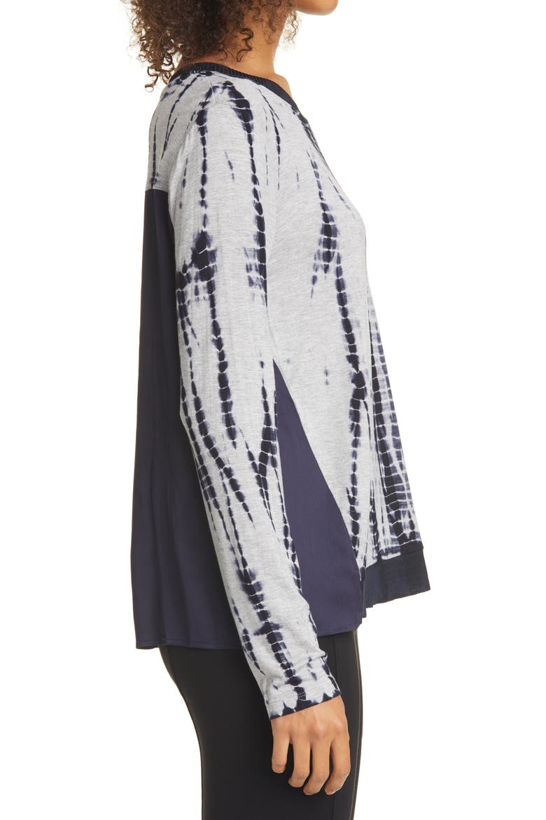 Tie Dye Top, Alternate, color, HTHR GREY COMBO
