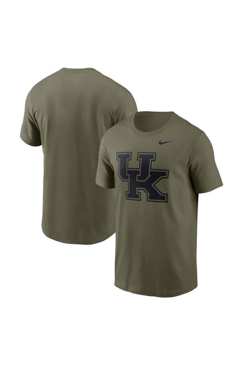 Men's Nike Olive Kentucky Wildcats Primetime Logo Performance T-Shirt, Alternate, color, Olive