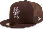 New Era Men's New Era Brown San Diego Padres 2026 Batting Practice 59FIFTY Fitted Hat