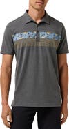 TravisMathew Midnight Train Chest Stripe Polo