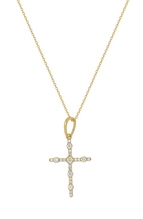 Solstice Diamond Petite Cross Pendant