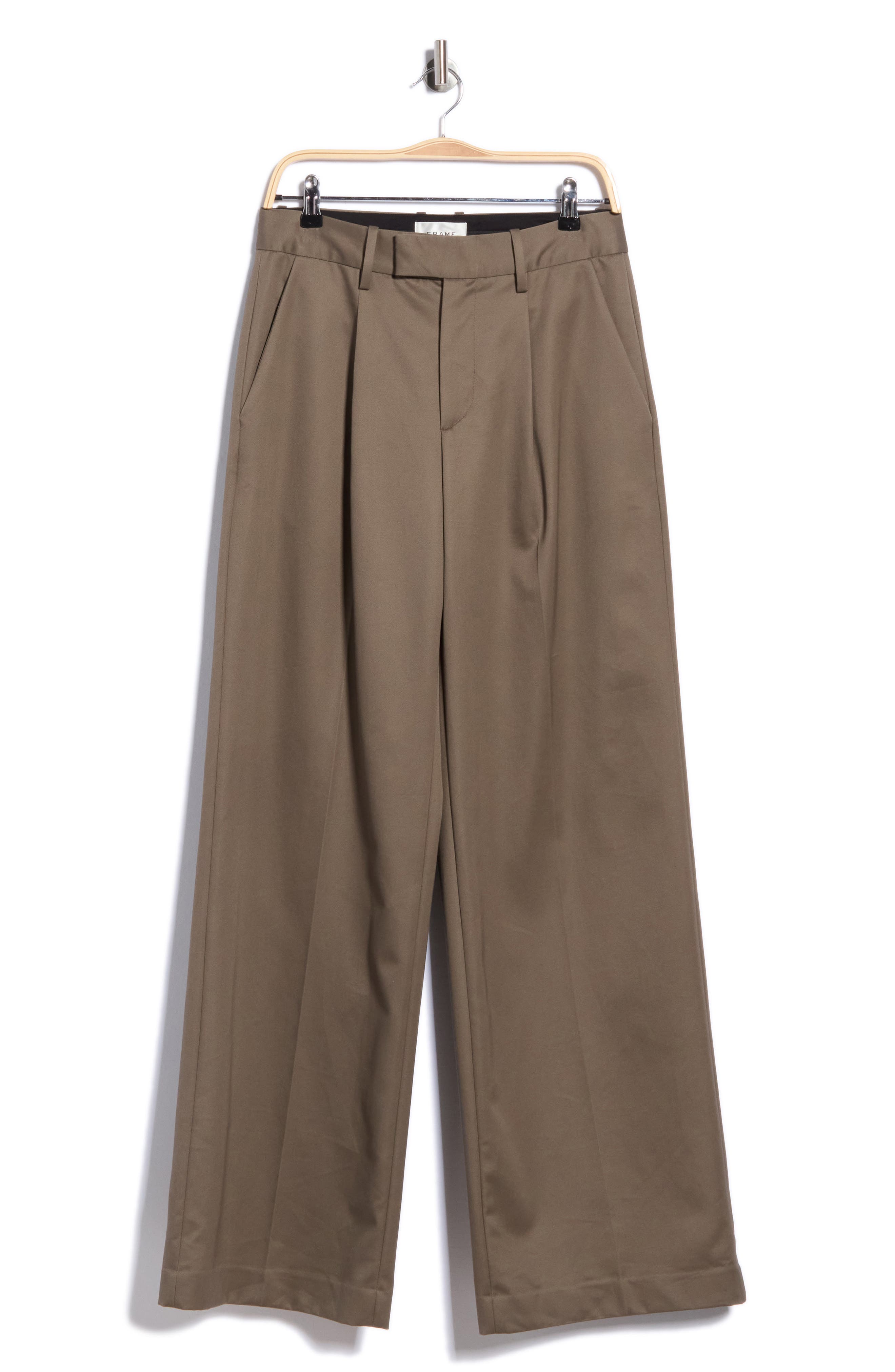 The Timeless Chino High Waist Wide Leg Pants