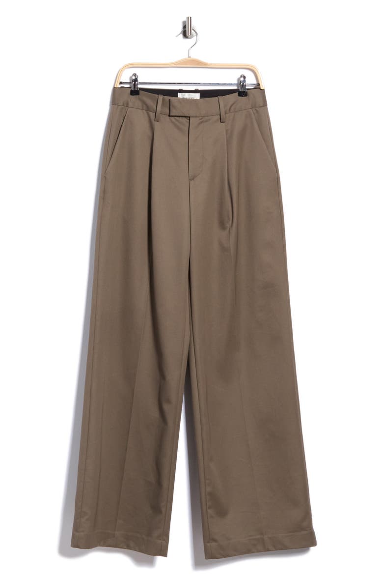 The Timeless Chino High Waist Wide Leg Pants, Main, color, SOFT TAUPE